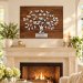 Personalized Silver Family Tree 25th Anniversary Plaque